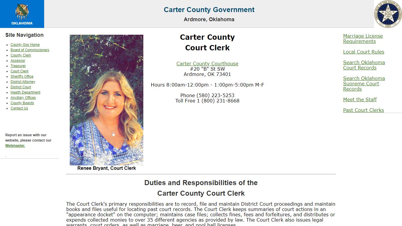 Carter County Court Clerk
